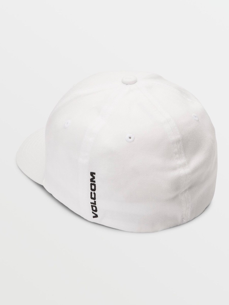 Men Volcom Hats & Beanies | Full Stone Flexfit Hat White