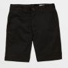 Boys Volcom Shorts | Big Boys Frickin Chino Shorts Black