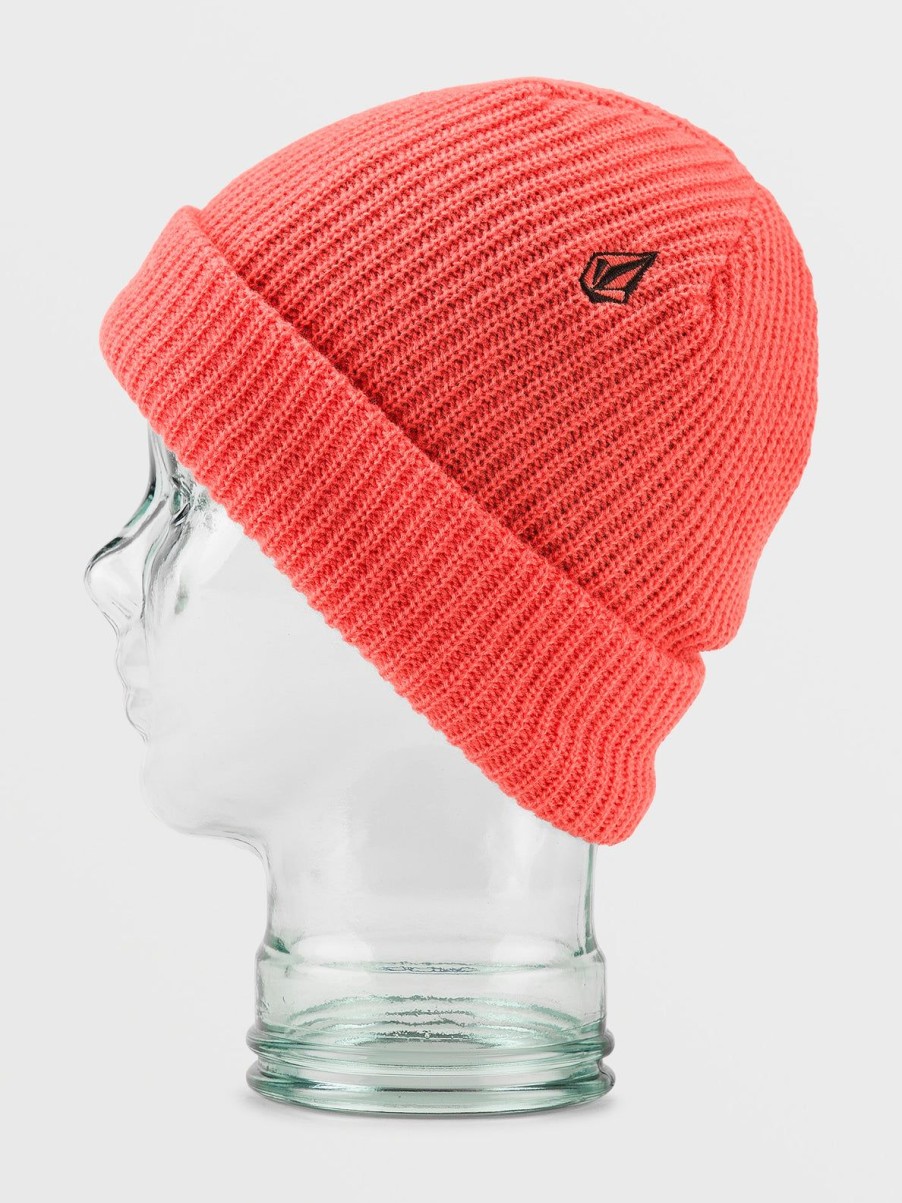 Men Volcom Beanies | Sweep Lined Beanie Orange