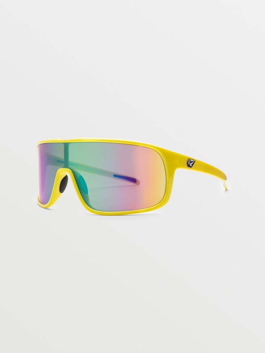 Men Volcom Sunglasses | Macho Sunglasses/Rainbow Mirror Gloss Yellow-Aqua