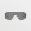 Men Volcom Sunglasses | Macho Sunglasses/Silver Mirror Gloss White