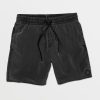 Men Volcom Boardshorts & Trunks | Center Trunks Black