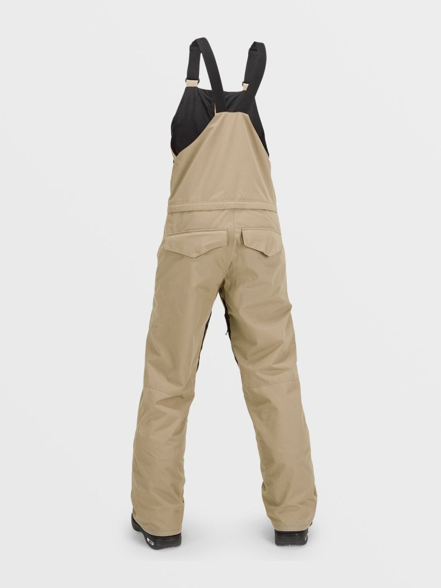 Kids Volcom Pants | Kids Barkley Insulated Bib Overalls Dark Khaki