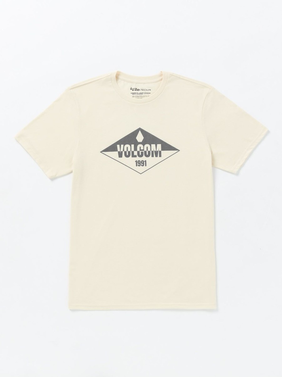 Men Volcom T-Shirts & Tanks | Stone Sane Tech Short Sleeve Tee Cloud