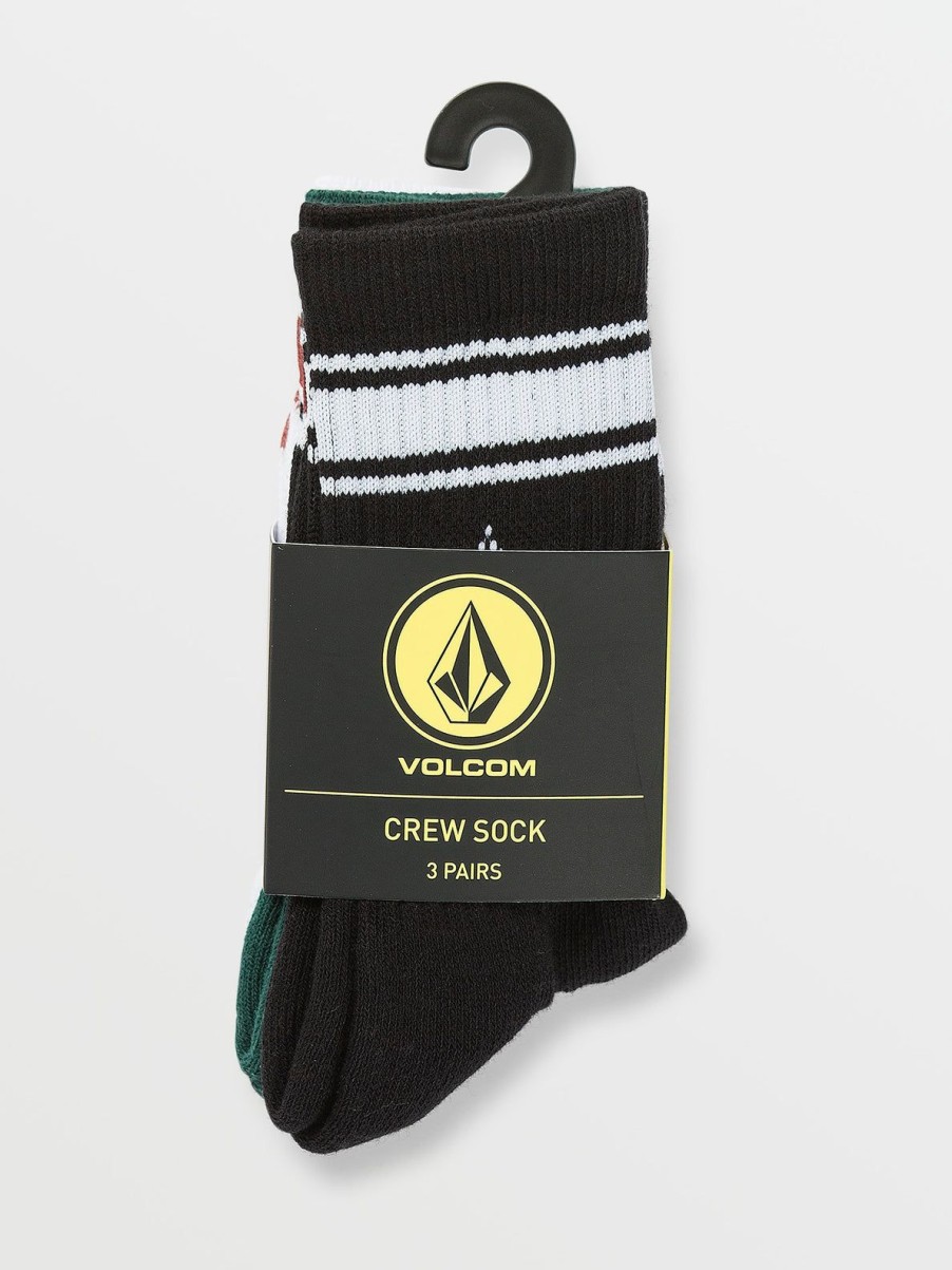 Kids Volcom | Big Boys Full Stone Socks Pack Multi