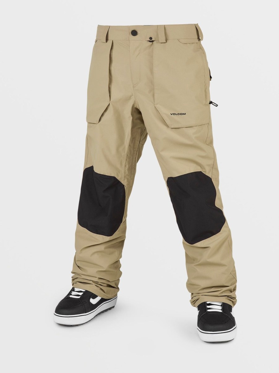 Men Volcom Pants | Mens Roan Pants Dark Khaki