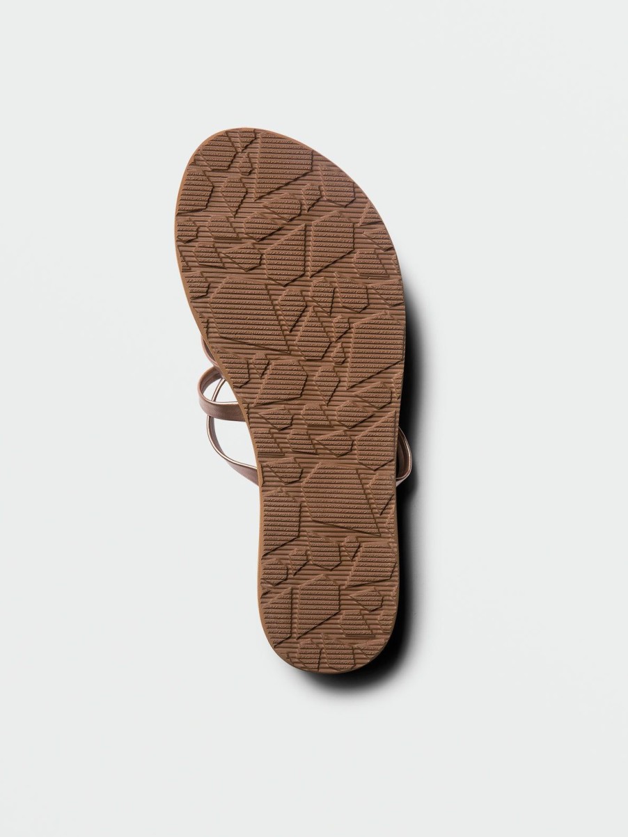 Women Volcom Sandals | Easy Breezy Ii Sandals Rose Gold