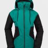 Women Volcom Jackets | Womens Kimball Jacket Vibrant Green