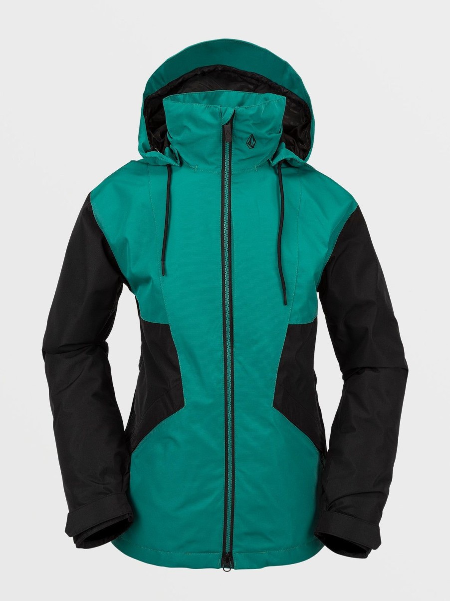 Women Volcom Jackets | Womens Kimball Jacket Vibrant Green