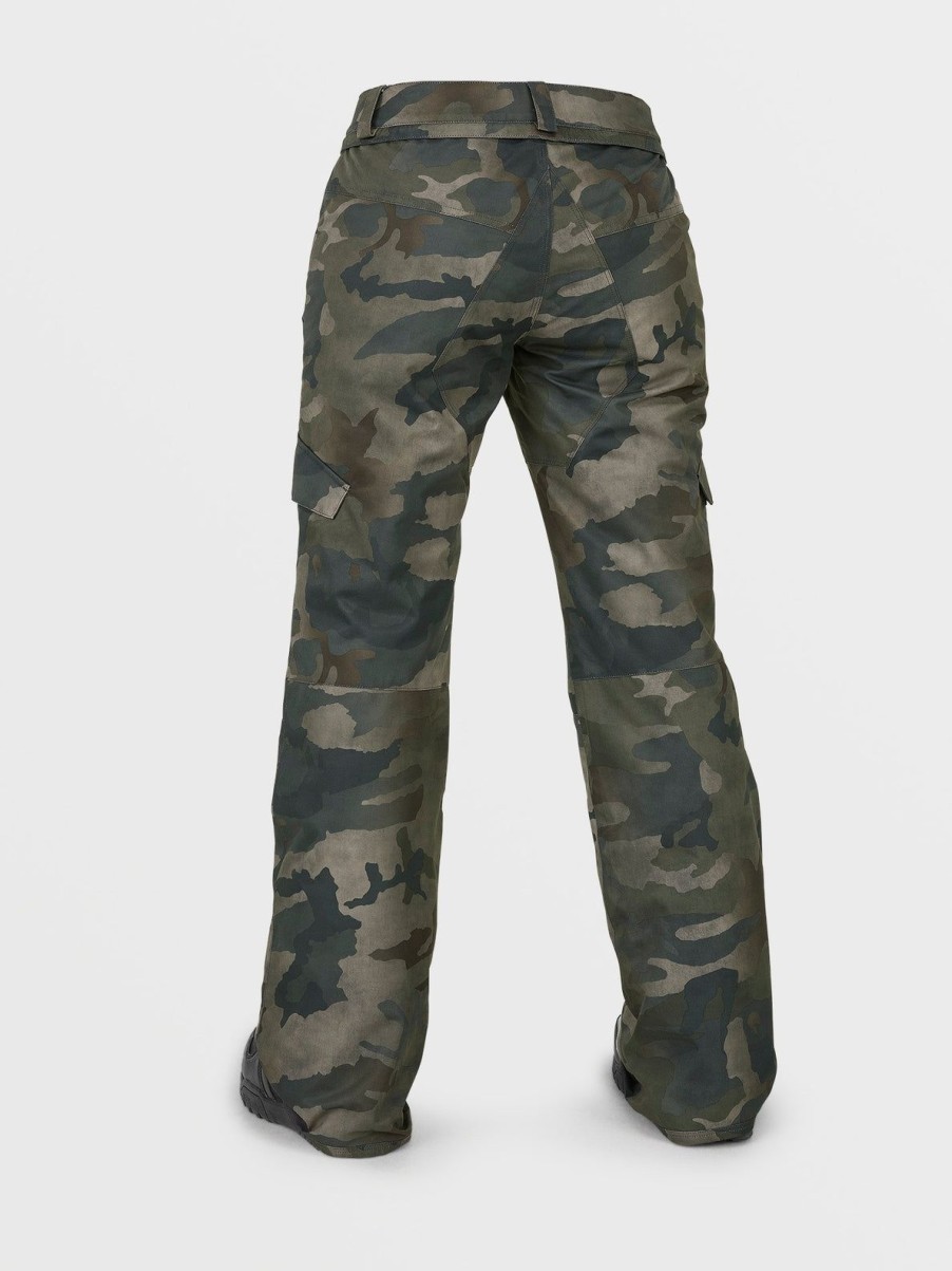 Women Volcom Pants | Womens Bridger Insulated Pants Cloudwash Camo