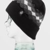 Women Volcom Beanies | Womens Check This Beanie Black