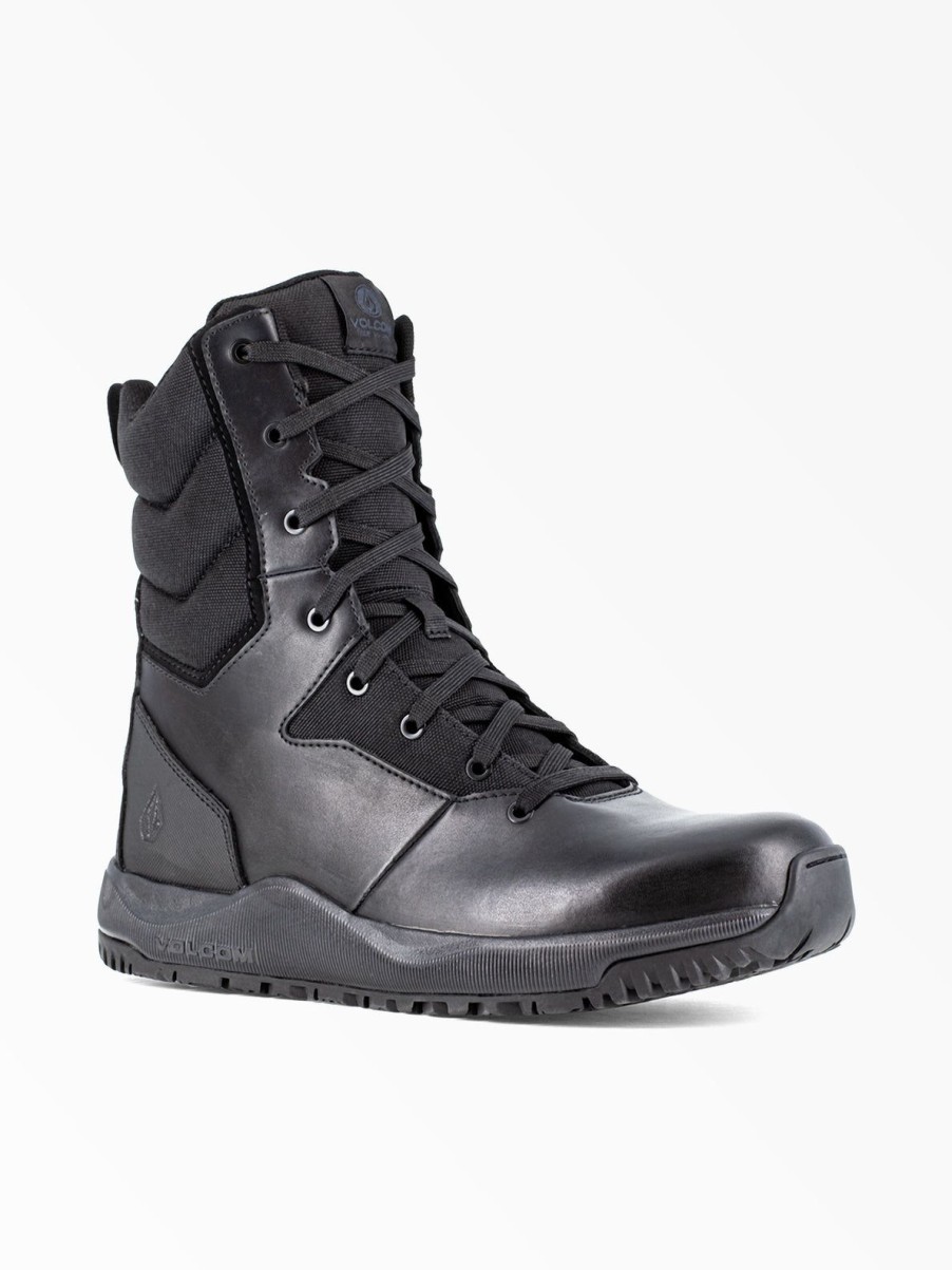 Men Volcom Workwear Shoes | Workwear Street Shield Shoes Black