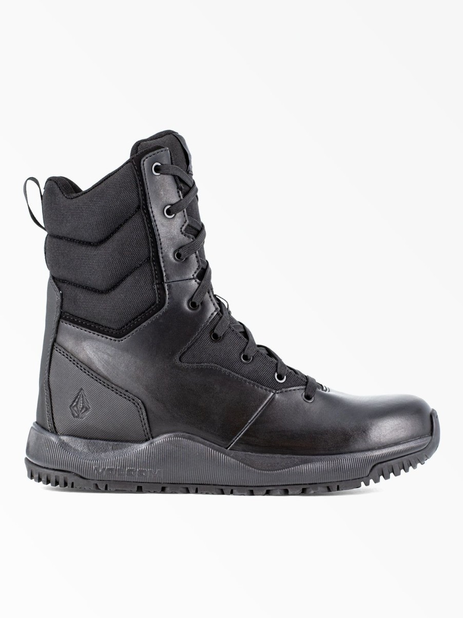 Men Volcom Workwear Shoes | Workwear Street Shield Shoes Black