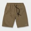 Men Volcom Skate Vitals | Outer Spaced Elastic Waist Shorts - Winter Moss Wintermoss