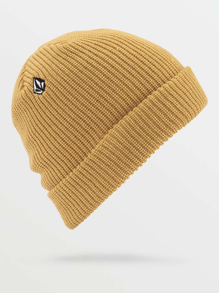 Men Volcom Hats & Beanies | Full Stone Beanie Mustard