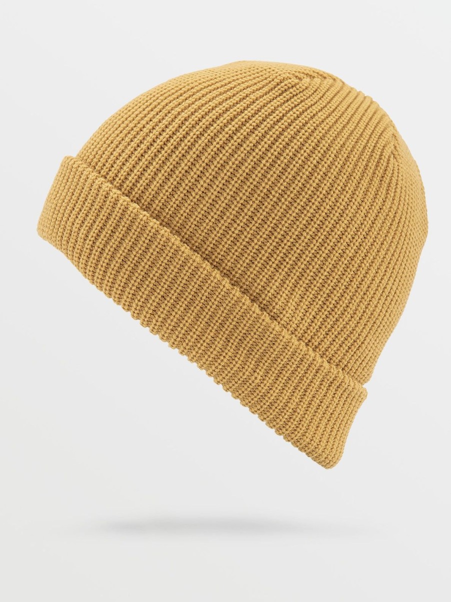 Men Volcom Hats & Beanies | Full Stone Beanie Mustard