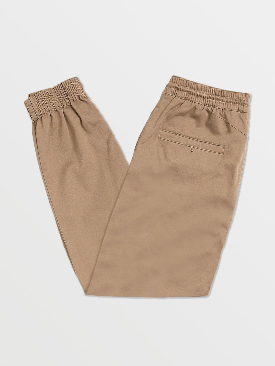 Men Volcom Hiking | Frickin Slim Joggers Khaki