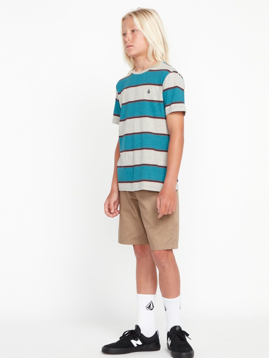 Boys Volcom Shorts | Big Boys Loose Truck Shorts Khaki