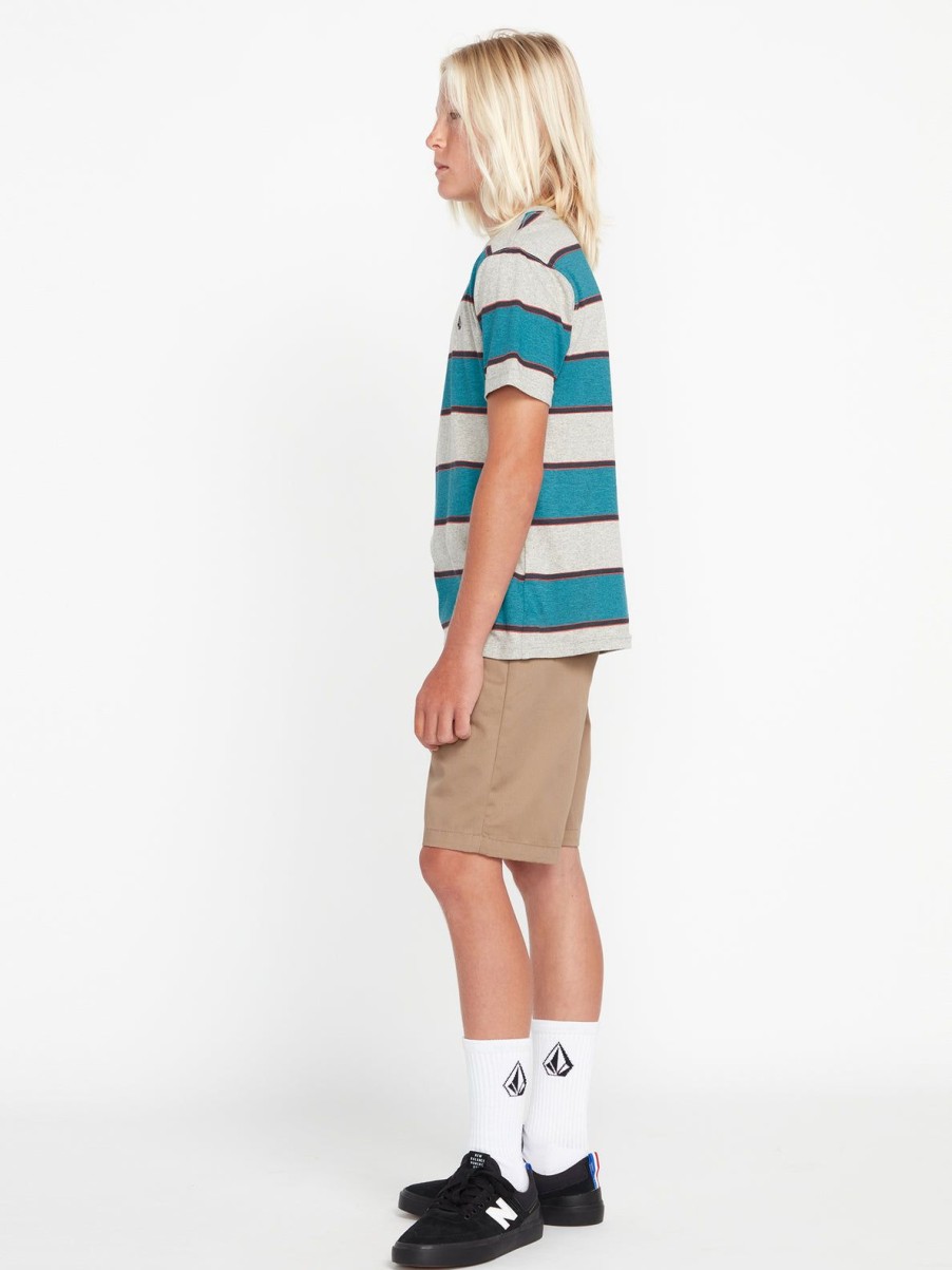 Boys Volcom Shorts | Big Boys Loose Truck Shorts Khaki