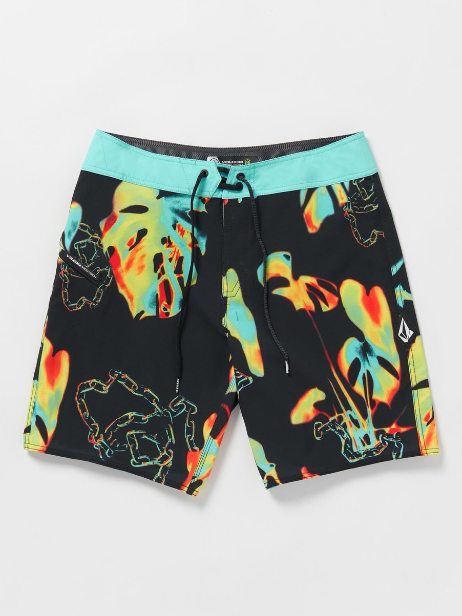 Men Volcom Boardshorts & Trunks | Paradise Bound Mod-Tech Boardshorts Black