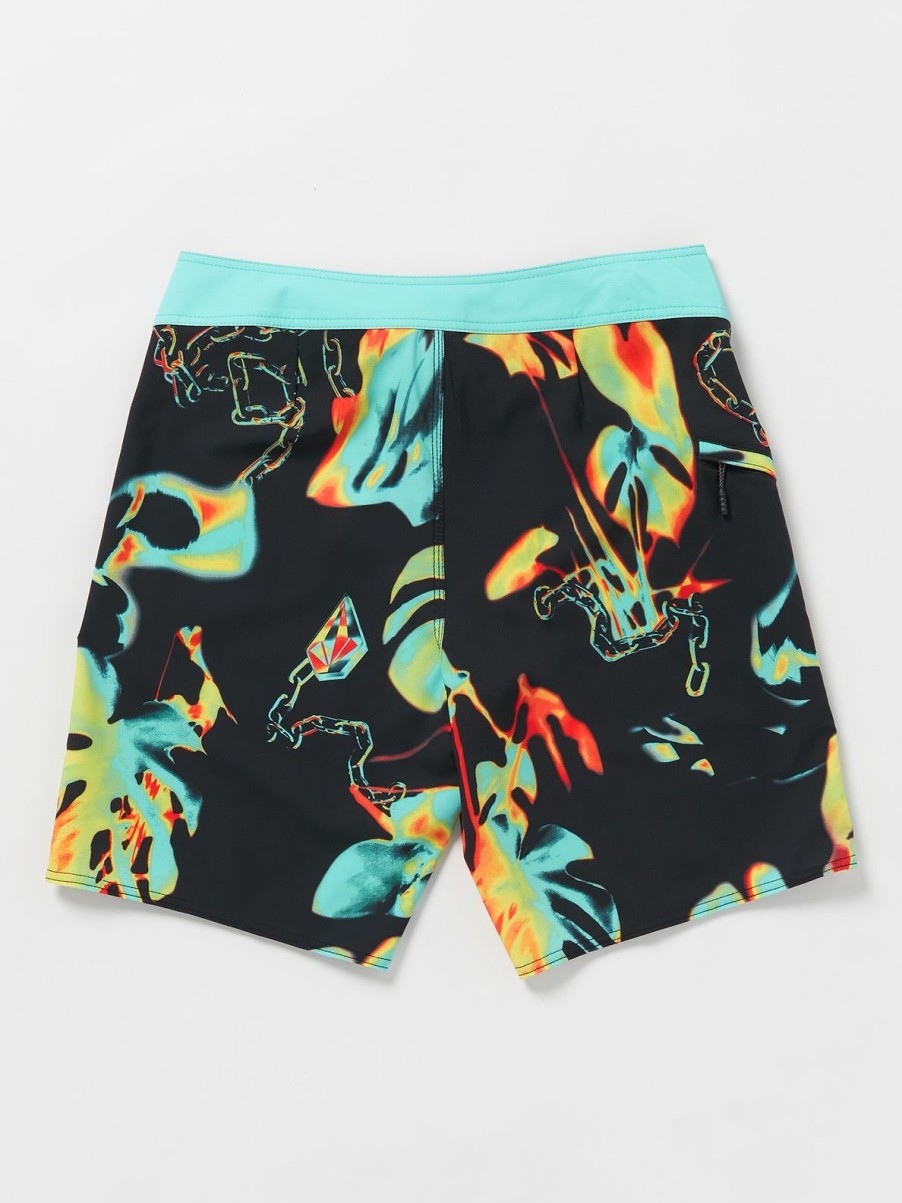 Men Volcom Boardshorts & Trunks | Paradise Bound Mod-Tech Boardshorts Black