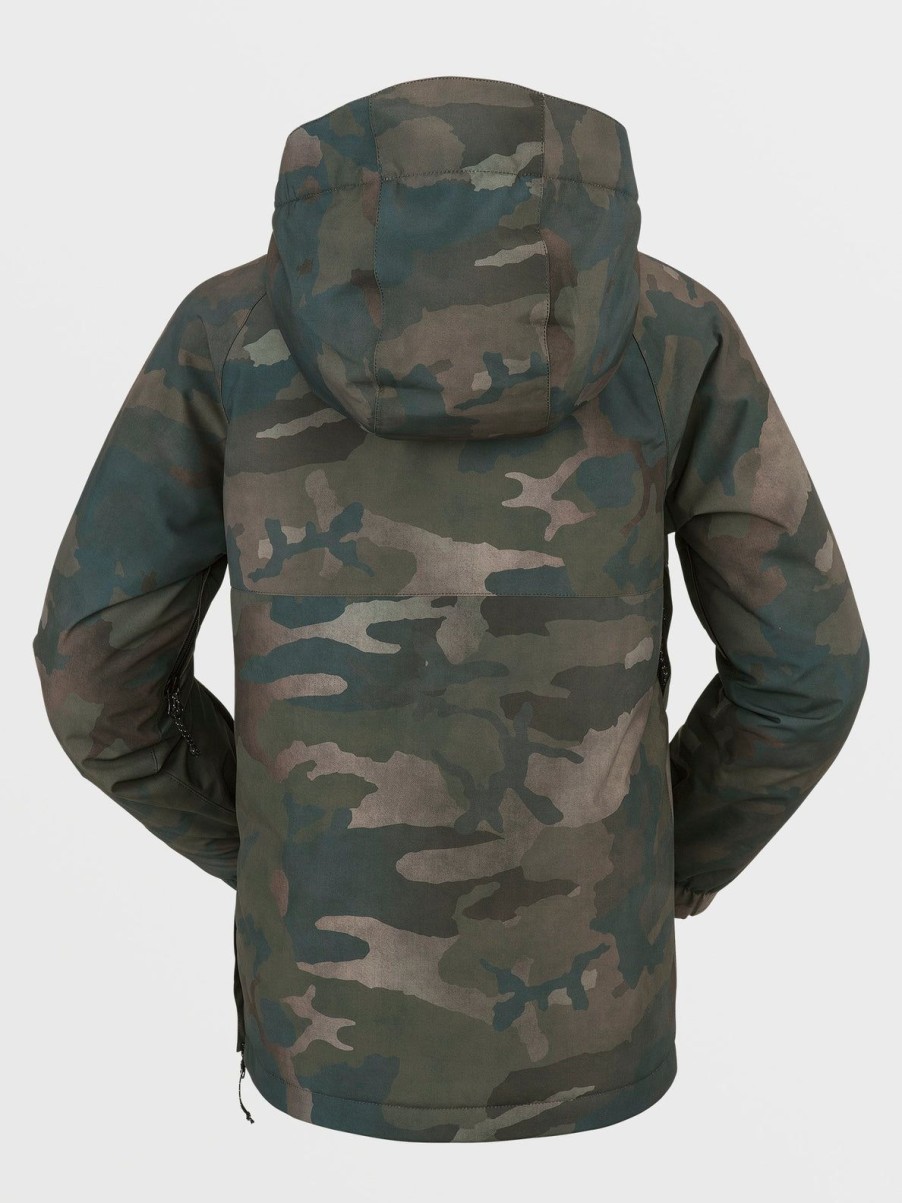 Kids Volcom Jackets | Kids Sluff Insulated Pullover Cloudwash Camo