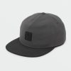 Men Volcom Hats & Beanies | Stone Trip Adjustable Hat New Black