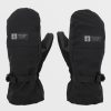 Women Volcom Gloves & Mitts | Womens V.Snow Over Mitts Black