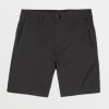 Boys Volcom Shorts | Big Boys Frickin Cross Shred Static Hybrid Shorts Black Out