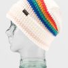 Women Volcom Hats & Beanies | Womens Yay Crochet Beanie White