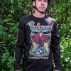 Men Volcom Tops & Tees | Stone Ghost Long Sleeve Tee Black