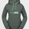 Women Volcom Hoodies & Sweatshirts | Womens Core Hydro Hoodie Eucalyptus