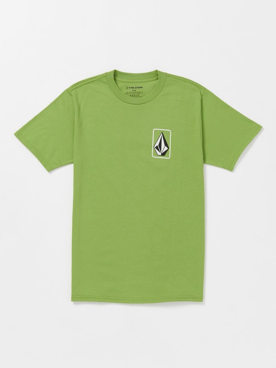 Men Volcom T-Shirts & Tanks | Fullpipe Short Sleeve Tee Seaweed Green