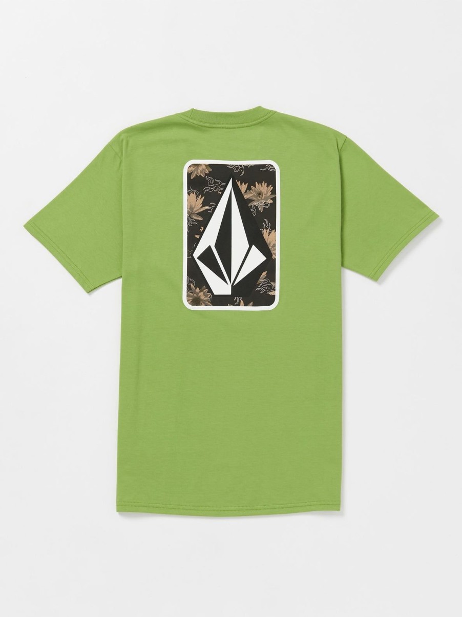 Men Volcom T-Shirts & Tanks | Fullpipe Short Sleeve Tee Seaweed Green