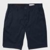 Men Volcom Shorts | Frickin Modern Stretch Chino Shorts Dark Navy