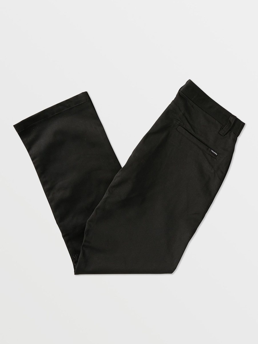 Men Volcom Pants | Frickin Skate Chino Pants Black