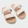 Women Volcom Sandals | Womens Eco Recliner Slide Sandals - Hazel Hazelnut