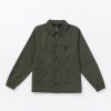 Men Volcom Jackets | Skate Vitals Coaches Jacket Squadron Green