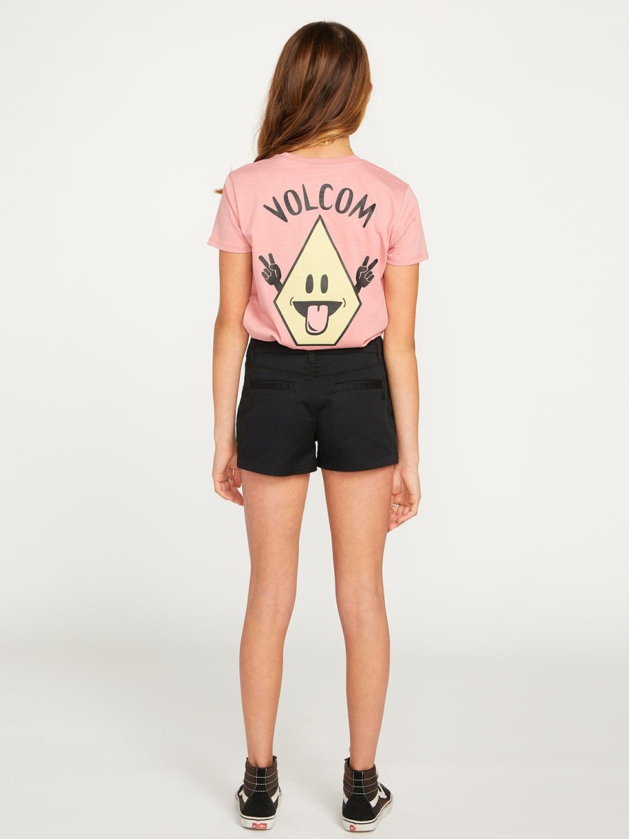 Girls Volcom Shorts | Girls Frochickie Shorts Black