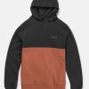 Boys Volcom Hoodies & Sweatshirts | Big Boys Divided Hoodie Rust