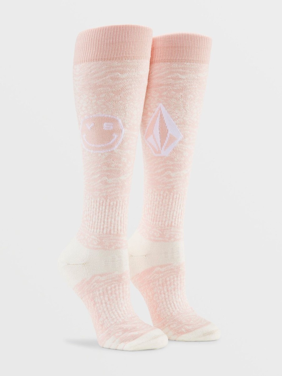 Women Volcom Accessories | Womens This That Them Socks Calcite