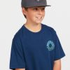 Boys Volcom | Big Boys Quarter Twill Hat Charcoal Heather