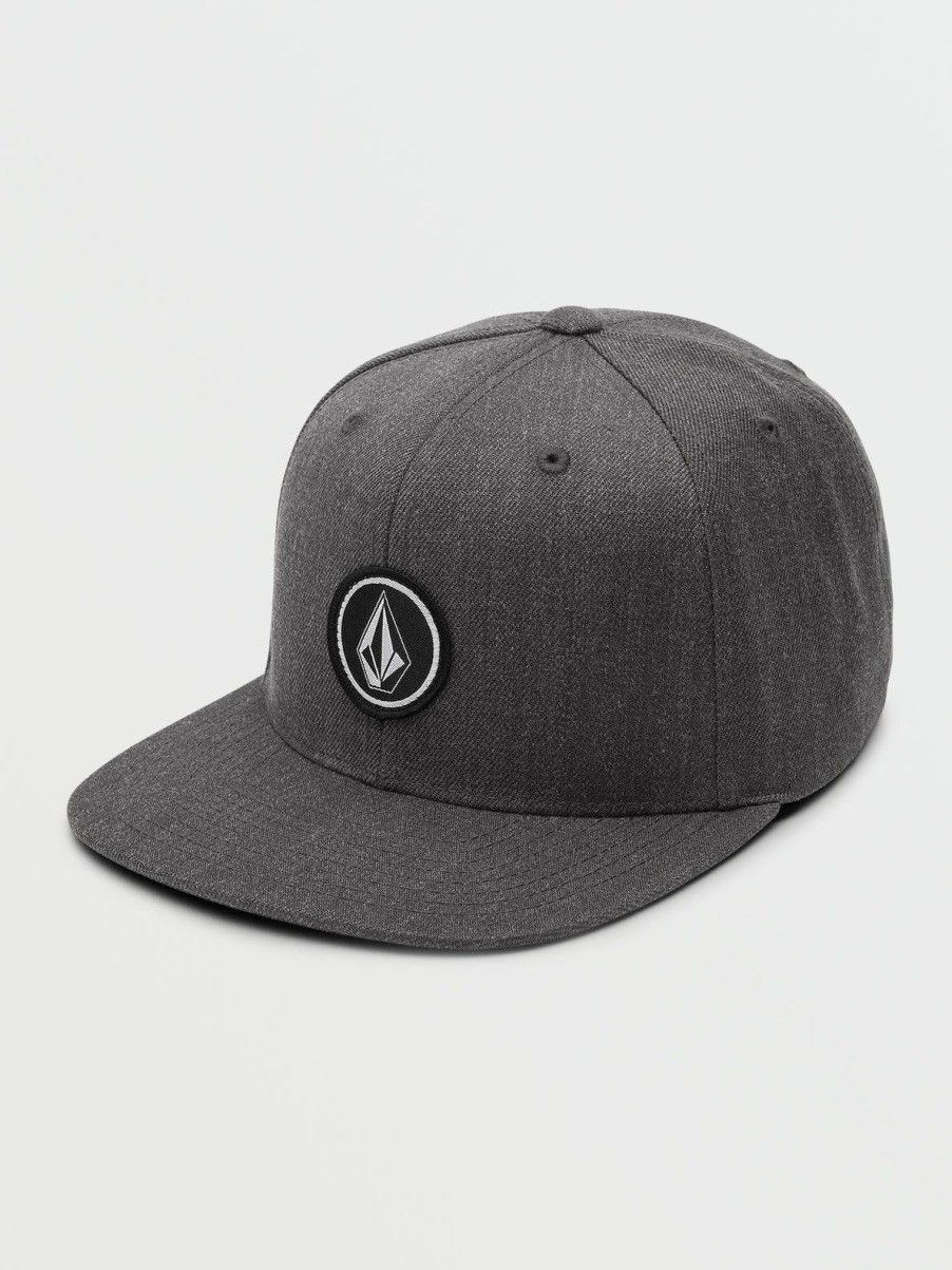 Boys Volcom | Big Boys Quarter Twill Hat Charcoal Heather