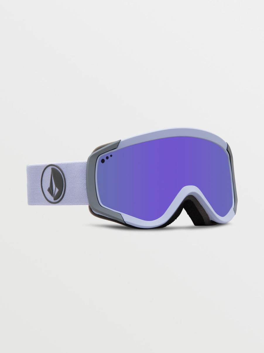 Men Volcom Goggles | Attunga Youth Goggle - Lilac/Storm/Chrome+Bl Purple