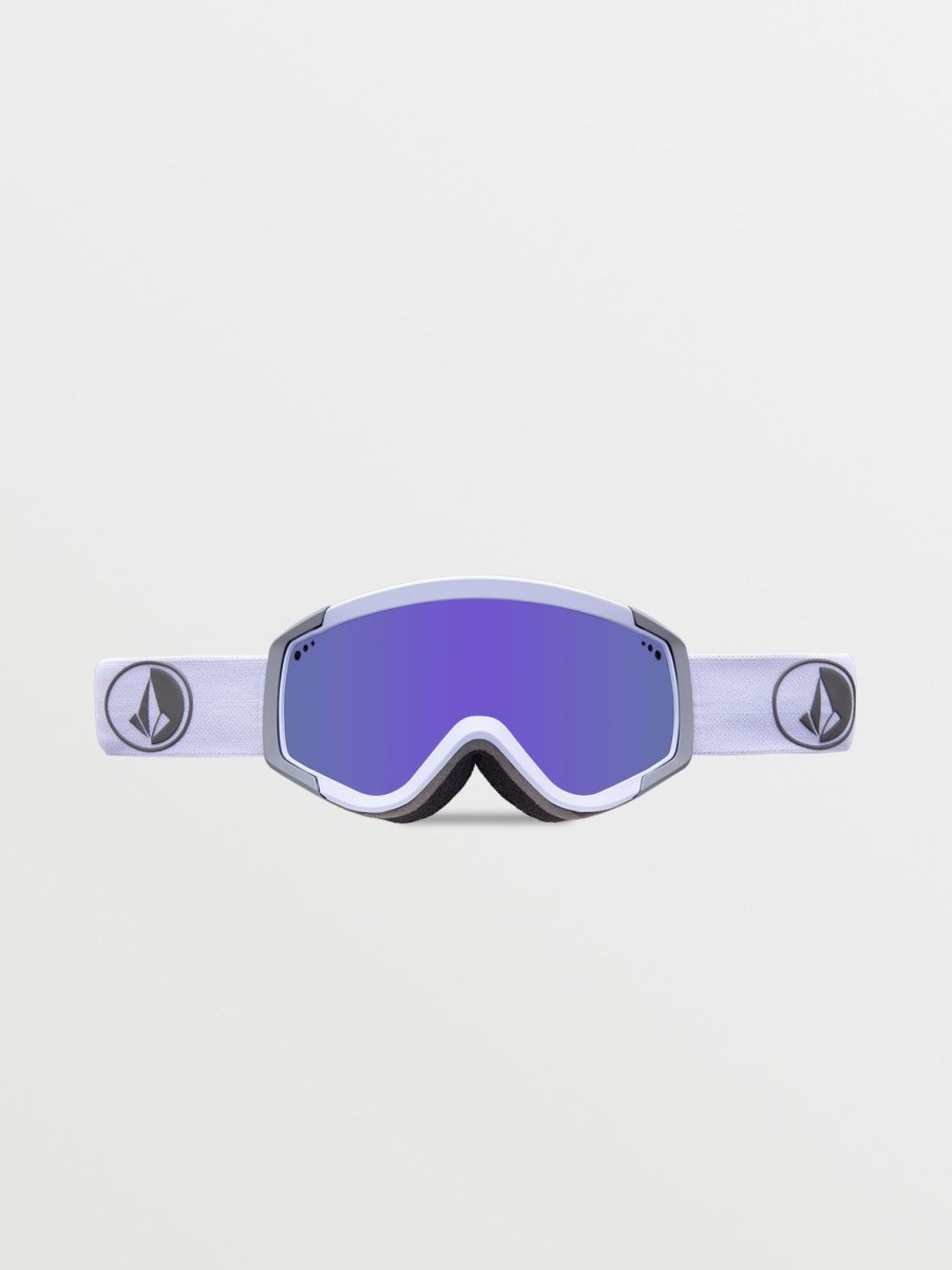 Men Volcom Goggles | Attunga Youth Goggle - Lilac/Storm/Chrome+Bl Purple