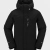 Men Volcom Jackets | Mens L Insulated Gore-Tex Jacket Black