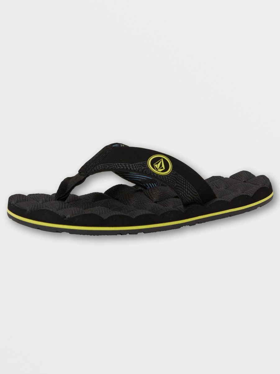 Boys Volcom | Big Boys Recliner Sandal Lime