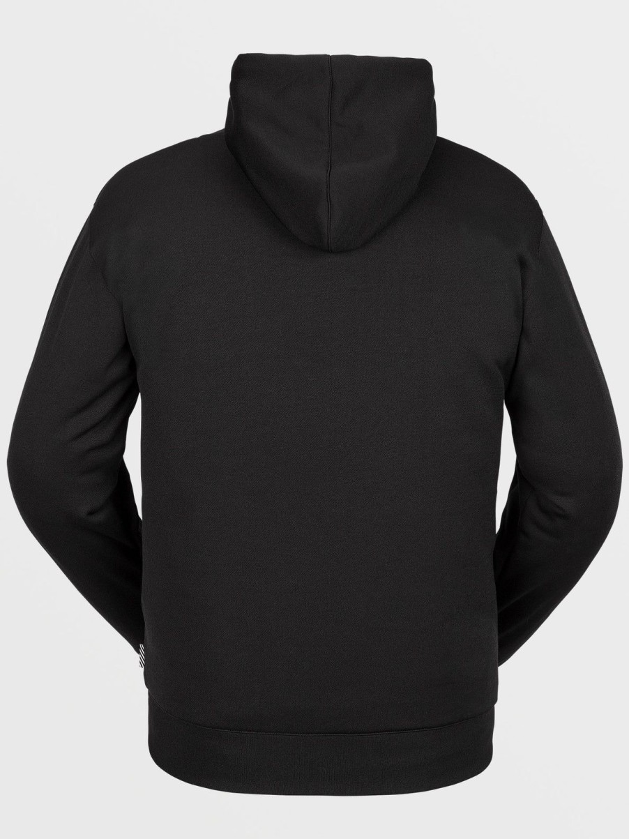 Men Volcom Hoodies & Sweatshirts | Mens Core Hydro Fleece Hoodie Black