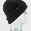 Women Volcom Accessories | Sweep Lined Beanie Black