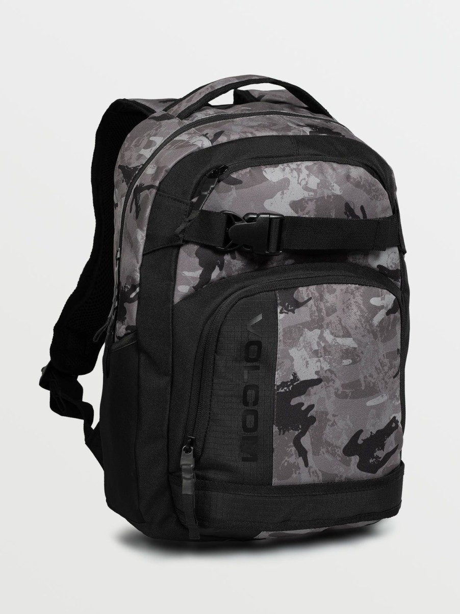 Men Volcom Bags & Backpacks | Everstone Skate Backpack Grey